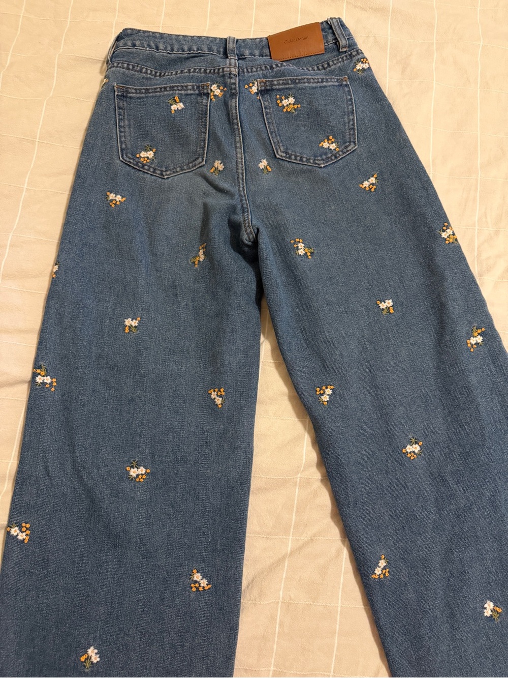 Cider floral jeans low rise - Size XXS - Picture 3 of 7